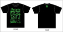 3style/3style Tシャツ黒x緑 Sサイズ